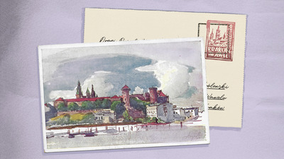 Zdjęcie - Wawel na dawnej pocztówce